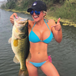 This girl can fish!